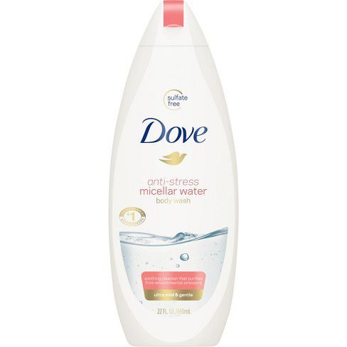 NEW Dove Anti-Stress Micellar Water Body Wash & Beauty Bar 