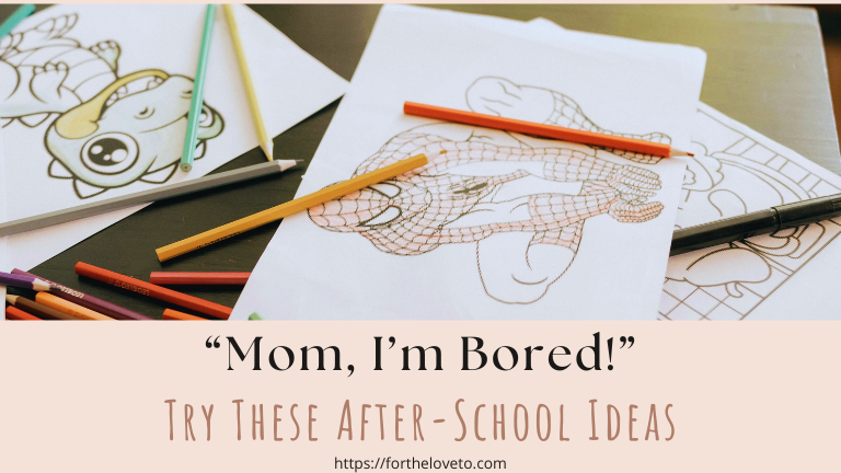 Easy after-school activities for kids including coloring, creative play and screen-free ideas for busy afternoons