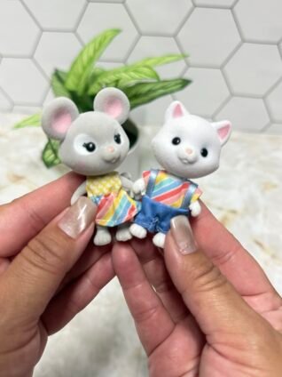 Honey Bee Acres Mystery Bag collectible animal characters displayed after opening