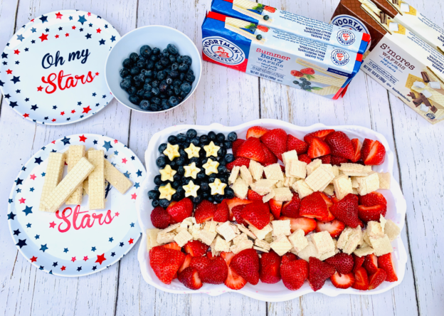 American Flag Fruit Platter 