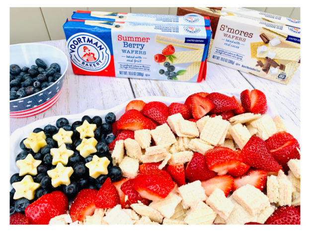 American Flag Fruit Platter 