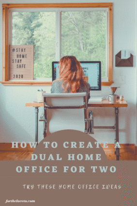 Dual home office ideas for two with tips for creating an organized workspace
