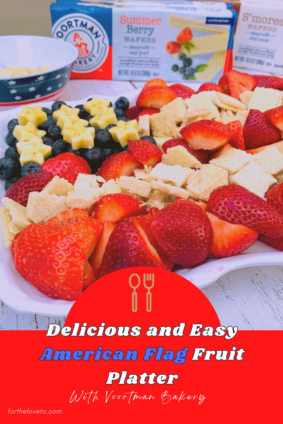 Delicious and Easy American Flag Fruit Platter
