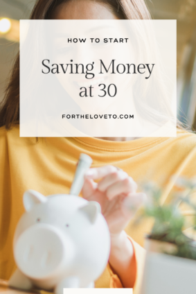 start saving money at 30