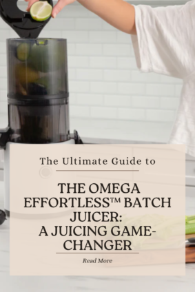 Omega Effortless Batch Juicer - Quick cleanup juicer