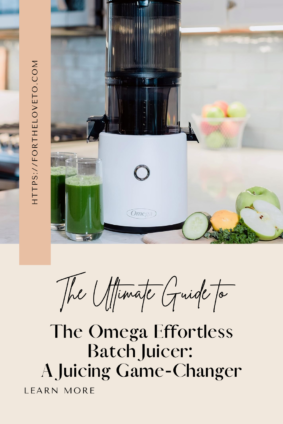 The Ultimate Guide to the Omega Effortless™ Batch Juicer