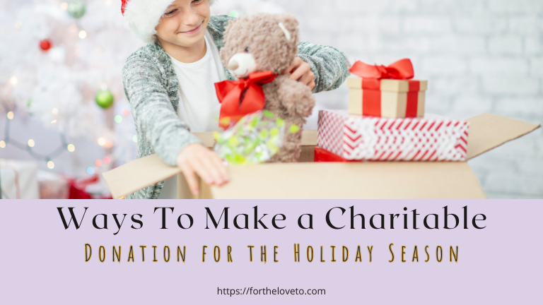 Charitable Donation for the Holiday Season