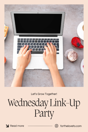 Add your blog post to the Wednesday link-up party to connect with other bloggers