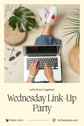 Add your blog post to the Wednesday link-up party to connect with other bloggers