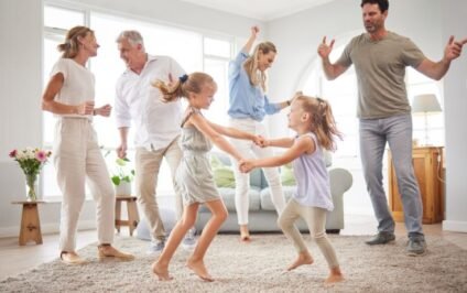 Family dance party