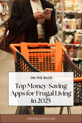 A shopping cart alongside a female looking through her phone for cashback offers. this post highlights how money-saving apps like Rakuten can help you earn rewards while shopping.