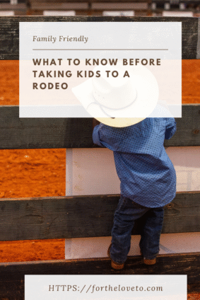 Young boy in cowboy hat at a family-friendly rodeo event.