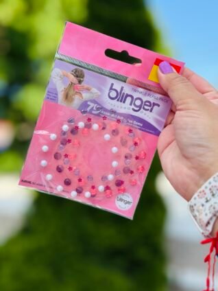 Twinkle refill pack for Blinger Gem Stamper featuring assorted pink and red gems