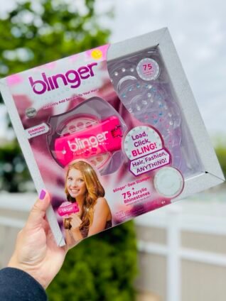 Sharing our honest Blinger Gem Stamper review! A fun and creative way for kids to add sparkle to hair, clothes, and more—perfect for glam-loving kids.