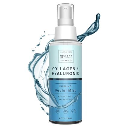 Refreshing facial mist to hydrate dry skin on hot summer days