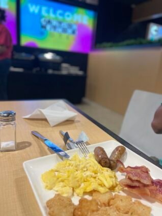 Cartoon Kitchen Buffet Breakfast
