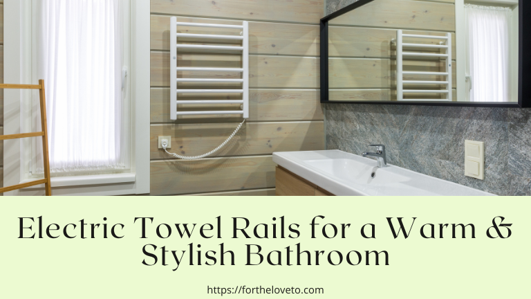 Modern bathroom with white electric towel rail mounted on wood-paneled wall, adding warmth, comfort, and a stylish touch.