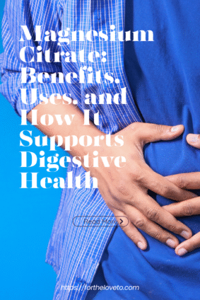 Man holding stomach while highlighting magnesium citrate benefits, uses, and digestive health support through supplementation.