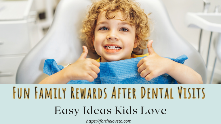 Smiling child giving thumbs up after a dental visit, promoting fun family rewards and positive dental experiences.