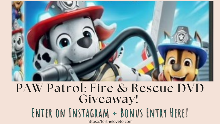 🎉 PAW Patrol: Fire & Rescue DVD Giveaway — Enter on Instagram + Bonus Entry Here! post thumbnail image