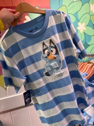 Bluey striped shirt from the Bluey x CAMP holiday merchandise collection