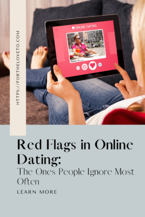 Person swiping on a dating app highlighting common online dating red flags