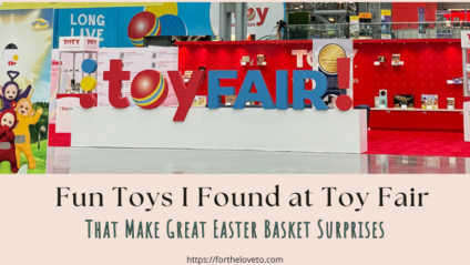 toy fair showroom highlighting fun toys that make great easter basket surprises for kids