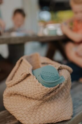 DiaperBuddy compact organizer in diaper bag – travel essentials for families with kids