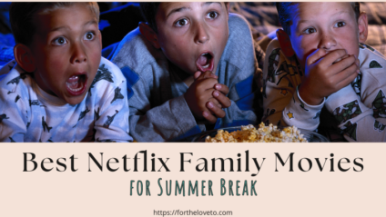 Kids reacting during a cozy family movie night featuring the best family shows and movies coming to Netflix this summer