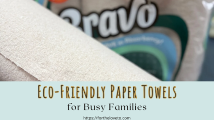 Eco-friendly paper towels for busy families and everyday household cleanup.