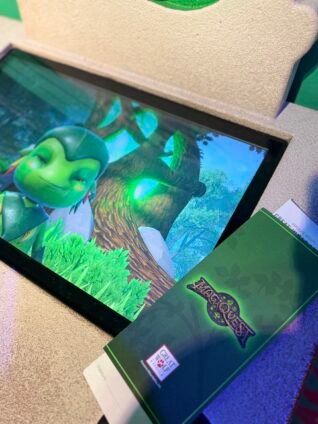 MagiQuest interactive game at Great Wolf Lodge where kids use a wand to complete missions