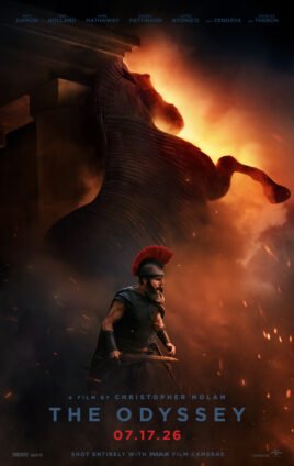 The Odyssey trailer poster for Christopher Nolan’s upcoming IMAX movie