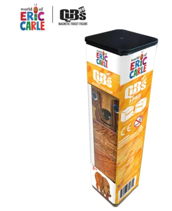 Eric Carle Magnetic Quebee collectible toy featuring Brown Bear and Very Hungry Caterpillar characters for creative play