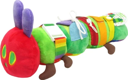 The Very Hungry Caterpillar Learn To Dress Toy helping toddlers practice fine motor skills through interactive play