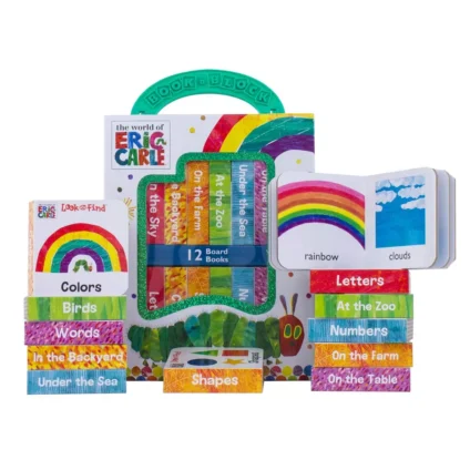 Eric Carle My First Library board book set featuring The Very Hungry Caterpillar stories for early learning and reading