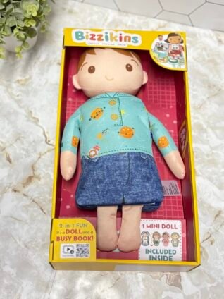 Travel toys for toddlers – Bizzikins Max the Astronaut busy book doll