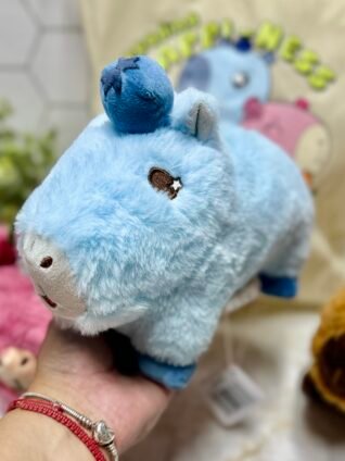 Blueberry Capybara Plushie from Capy-Era, a soft and cuddly friendship gift for kids who love adorable plush toys.