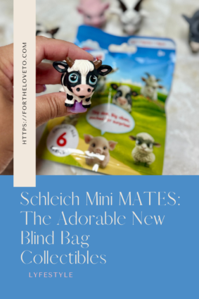 Schleich Mini MATES blind bag collectible cow figure