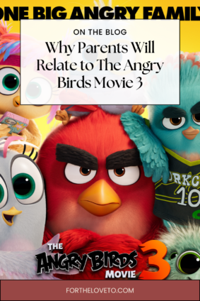 Red and his family in The Angry Birds Movie 3 with a guide for parents about the upcoming movie.