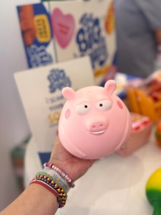 The Big Squij pig squishy toy from one of the toy brands at Sweet Suite featuring a jumbo slow-rise sensory collectible.