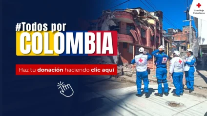 Cruz Roja Colombiana Donation page - how to help Colombia after the earthquake