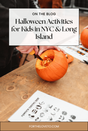 Pumpkin carving and Halloween activities for kids in NYC and Long Island