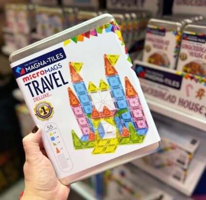 MAGNA-TILES microMAGS Travel Set Deluxe for portable creative building play.